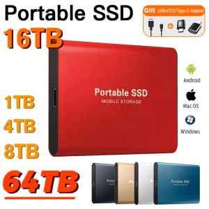 Boîtes 1 to Original portable Ssd 2 to M.2 disque dur externe haute vitesse TypeC/USB 3.1 disque SSD 500 go disque dur pour pc/mac