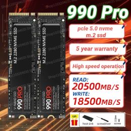 Boxs 2023 Originele NVME M2 990 PRO SSD 1TB 2TB 4TB 8TB 2280 PCIE GEN 5.0 HARD DISK Interne vaste toestand voor PlayStation 5 Laptop PS4