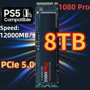 Boxs 2024 Originele NVME M.2 2280 1080 PRO SSD 2TB 4TB 8TB PCIe Gen 5.0 Interne Solid State Disk voor PlayStation 5 Laptop Desktop PS5