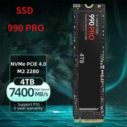 Boxs 990 Pro SSD Solid State Drive 4TB 2TB 1TB M.2 2280 SSD PCIE4.0 NVME Gaming Interne harde schijf 7450 MB/S voor PS5 laptop bureaublad