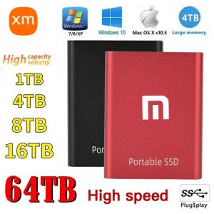 Boîtes externes SSD 1 To Portable Drive du disque dur SSD Haute vitesse USB3.1 SSD Drive externe 2 To Portable SSD 500 Go Drive pour Xiaomi pour ordinateur portable