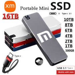 Boxs SSD externe 1 to SSD Portable USB Type C USB 3.1 500 go 2 to 4 to 8 to disque SSD disques durs mobiles pour Xiaomi pour ordinateurs portables PC