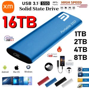 Boxs Hard Disk 2TB Solid State Externe Drive USB3.1 Interface Portable SSD Opslagapparaat voor harde schijf voor Xiaomi voor laptop -pc