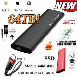 Boîtes Highpeed Portable SSD 1TB DIFFICATION DU DIFFICHE EXTÉRIEL