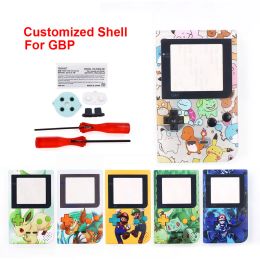Boxs – coque complète imprimée UV personnalisée + tournevis, Kits d'outils complets pour Game Boy Pocket GBP, nouvelle collection