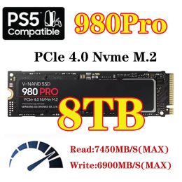Boîtes originales Nouvelles 8TB 980 Pro NVME PCIe 4.0 M.2 2280 SSD 1TB 4TB 7450MB / S