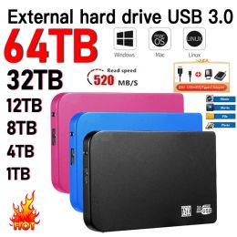 Boîtes d'origine portable Originaire externe externe 1TB Highpeed Drive externe Drive de conduite à solide mobile 2 To Disque dur SSD USB 3.1 SSD pour ordinateur portable