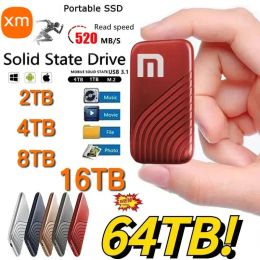 Boîtes Original Portable ssd 1 to 2 to externe haute vitesse SSD disque dur USB 3.0 1 to SSD disque externe pour xiaomi pour ordinateur Portable