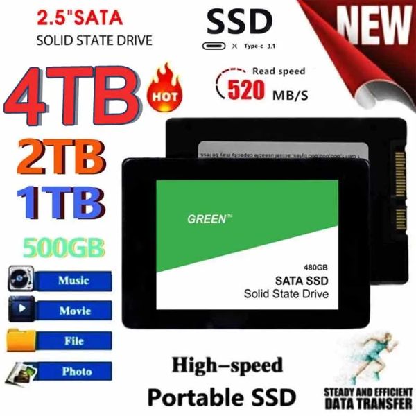 Boxs Portable 2 To SSD State Ordinateur Portable Disque Dur Universel Bureau Spot M.2 SSD 2280 Solid State Drive Original pour Ordinateurs Portables téléphones Mobiles