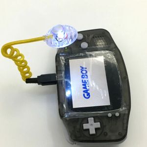 Boîtes jaunes flexibles pour Game Boy GBA/GBC/GBA SP/GBP, éclairage à vis sans fin, lampes LED