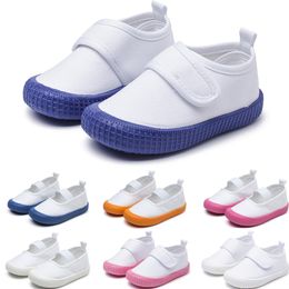Zapatos de lienzo de niño primavera para niños zapatillas de deporte de otoño niños para niñas casuales deportes plano tamaño 21-30 g 45
