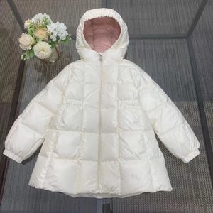 Abrigo de plumón para niño, moda de color blanco, prendas de vestir para niñas pequeñas, conjuntos de ropa al por mayor, abrigos para bebés de 100-160 cm