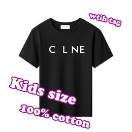 Joy Girl Desmerk T-shirts voor kind luxe designer Kids Tops Cel Designers Baby kleding Kinderen Pak T-stukken Gedrukt katoen