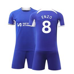 Boy Girl Enzo Fans Edition Rugby Camiseta de fútbol Hombres y niños Juegos en casa Kits de camisetas de fútbol Uniformes de manga corta 240318