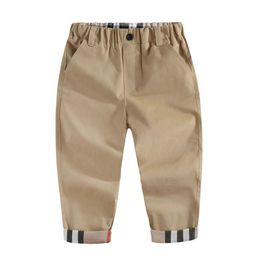 Boy Girl Pants Kids Spring Autumn Clothes Solid Children Casual Pants Baby Cotton Trousers