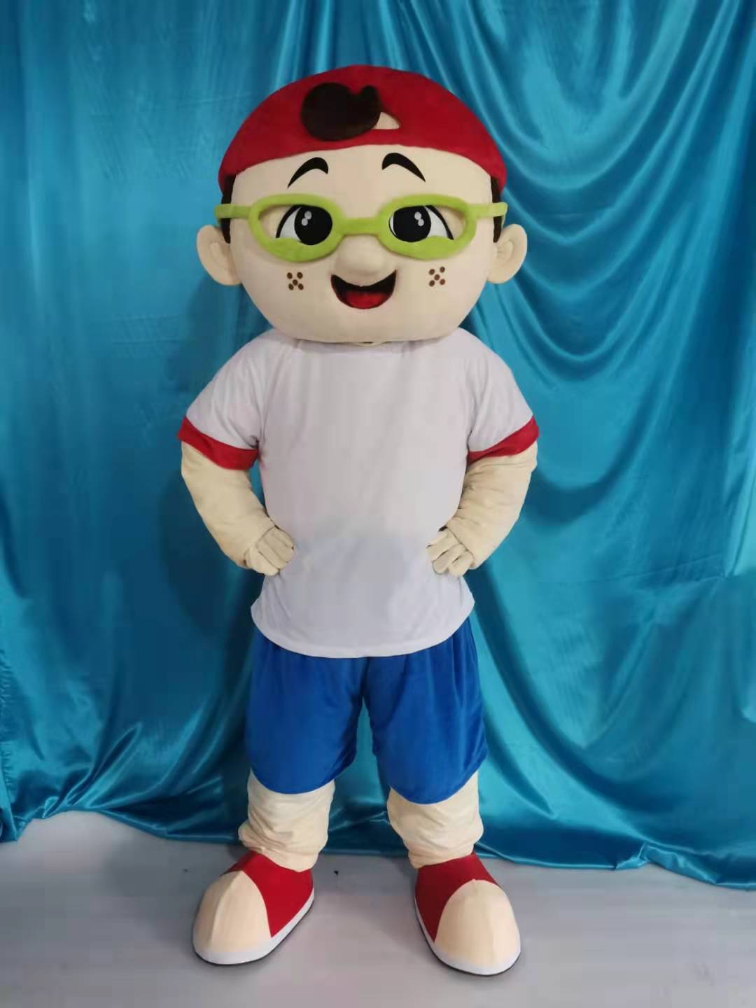 Pojke Monster Mascot Kostym Fancy Dress för Halloween Carnival Party Support Anpassning