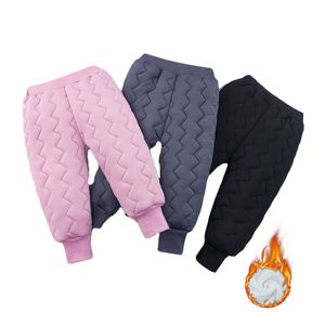 Boybroek Winterdikke broek met veet voering Kinderen Kleding Warme trainingsbroek voor meisjes unisex