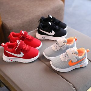 Zapatos de niño primavera otoño niños zapatos moda malla Casual niños zapatillas para niño niña niño bebé transpirable deporte zapato tamaño 21-30