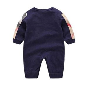 Jongen zomer baby peuter baby ontwerpers kleding pasgeboren jumpsuit katoenen pyjama met lange mouwen 024 maanden rompertjes ontwerpers kleding2487946