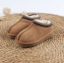 Garçon Tasman uggskid Pantoufles Tazz Bottes Bébé Enfants Tout-petits Châtaigne VUGG Diapositives en peau de mouton en daim Sandales en peau de mouton Classique Ultra Mini Bottines Mules en laine d'hiver''gg''FVWQ