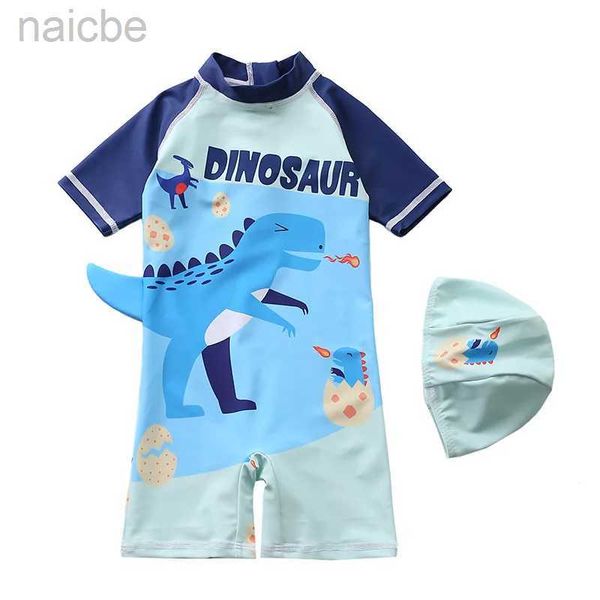 Niños 2024 Traje de baño de una pieza de dinosaurio UV para bebé Traje de baño de una pieza para niños Trajes de baño para niños pequeños Ropa de baño Traje de baño para niños 240327