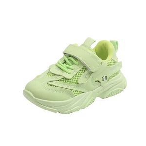 Zapatillas informales de suela blanda transpirable de malla para niños y niñas, suela de TPR transpirable, calzado deportivo para niños G1025