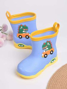 Garçons Cartoon Dinosaur Decor Rain Boots SHE