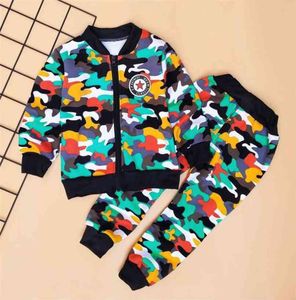 Ensembles de vêtements pour garçons printemps automne enfants manteaux décontractés 2 pièces survêtements pour bébé garçon enfants costume de Jogging tenues pour tout-petits 2107297660631