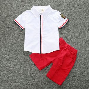 Kledingsets voor jongens baby tops shirt shorts shorts zomer kinderen kleding voor kinderen jongens kleding sportpak