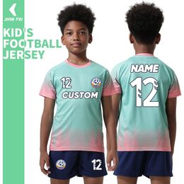 Uniforme de football pour garçons, maillots d'entraînement de football vierges pour jeunes enfants, uniforme de football de haute qualité, ensemble pour enfants 2212 240313