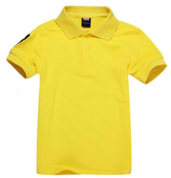 Niños Niña Polo Camisa Verano Niños Manga corta Solapa Diseñador Camisetas Ropa Niños Bordado Tops Bebé Ropa infantil 244K