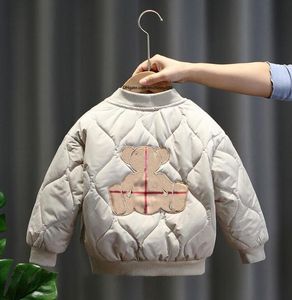 Jongensmeisjes ontwerper down jas jassen herfst winter kinderen jassen hoodies kleding baby tops kinderen bovenkleding