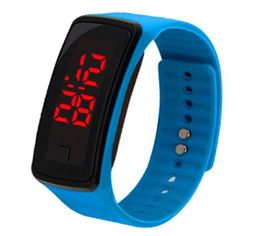 Jongens Meisjes Digitaal Horloge Cadeau Kinderen Led Armband Elektronica Horloges Veelkleurige Plastic Band 1dh J25421367