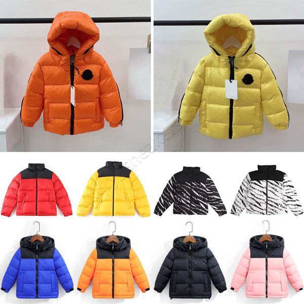 Garçons Filles Vers Le Bas Manteau 2022 NOUVEAU Rempli Doudoune À Capuche Parka Vestes Noir Bleu Royal Rose Jaune Corps Plus Chaud 700 Manteau Extérieur Enfant Enfants