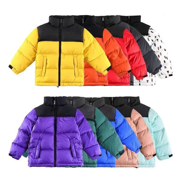 Garçons Filles Down Coat 2023 NOUVEAU Rempli Doudoune À Capuche Parka Vestes Noir Royal Rose Jaune Body Warmer Rétro 700 Manteau Extérieur Enfant Enfants