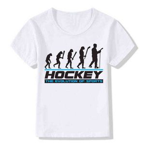 Garçons filles évolution de hockey sur glace T-shirt enfants manches courtes été décontracté T-shirt enfants hauts t-shirts bébé vêtements G1224