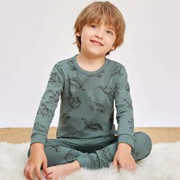 Jongens meisjes Pamas Nieuwe herfst Lange mouwen Kinderkleding Sleepwear Katoenpyjama -sets voor kinderen 2 4 5 6 8 12 14 jaar L2405