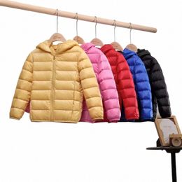 Garçons Filles Puffer Vestes 2023 Nouveau Canard Blanc Down Garder Au Chaud À Capuchon Casual Manteaux Courts 1-14 Ans Vêtements D'extérieur Enfants Chothes A4aX #