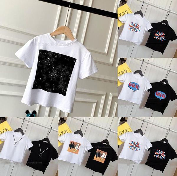 Garçons Filles T-shirts D'été T-shirt Occasionnel Marque Bébé Haut Pour Enfants Haute Qualité Sport T-shirt Designers Vêtements Pour Enfants