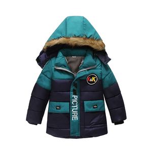 Garçons Veste 2020 Automne Hiver Veste pour garçons enfants à capuche chaud manteau d'extérieur bébé garçons vêtements enfants veste LJ201126