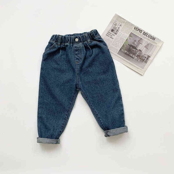 Jeans para niños para niños primavera otoño niños jeans pantalón pantalón de mezclilla casual ropa de bebé BB11 G1220