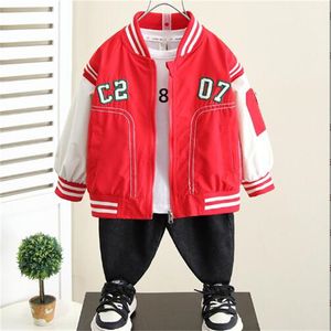 Manteau de moto pour garçons, vestes pour bébés, manteau de Baseball coréen, haut, vêtements tendance, nouvelle collection 2024
