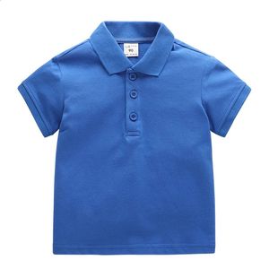 Garçons multicolor Summer Polo Shirts Cotton Boys Vêtements à manches courtes Tops enfants Polo Blue Blanc Boys Vêtements 240326