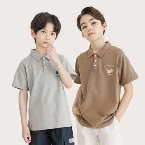 Jongens polo shirt zomer t-shirt voor kinderen korte mouw kinderen tops fruit print tiener school T-stukken baby outfits 1-14t l2405
