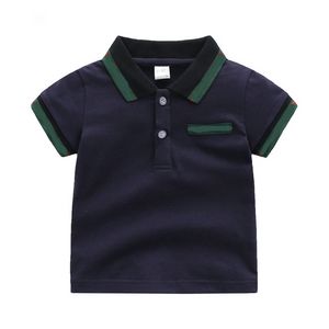 Boys Polo Shirts Short à manches courtes pour enfants pour garçons Collar Tops Tee Baby Baby Boys Girls Shirts 2-6 ans Vêtements pour enfants