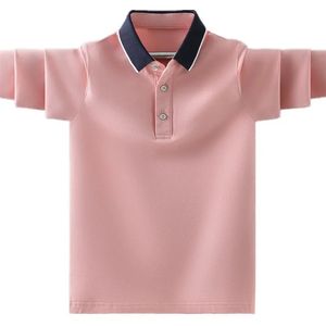 Camisa de polo de uniforme de la escuela de niños Moda Diseño sólido para niños
