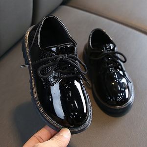 Boys Shoes In Leather White Black Kids Wedding Shoes Oxford Formal Sneakers Toddler Baby School Shoes For Boys And Girls 21-36 201128