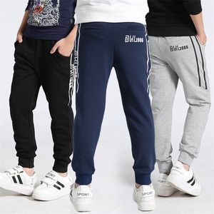 Pantalones deportivos para niños Casual Niños Bebé Pantalones de primavera Algodón Adolescente Pantalones de chándal para niño Otoño Ropa para niños 6 8 10 12 14 años 210306