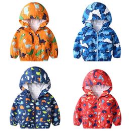 Niños Primavera Otoño Abrigos Chaquetas para niños Niñas pequeñas Cazadora con capucha con bolsillo Cremallera para niños Ropa de abrigo Ropa para bebés 2-7 años 240223