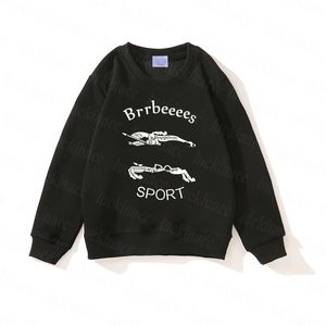 Jongenstrui Kinderkleding Ontwerper Paard Bedrukte Sweatshirts Jeugdmode Katoenen Hoodies Jongens Cool Outdoor Sweatshirt Trui SDLX